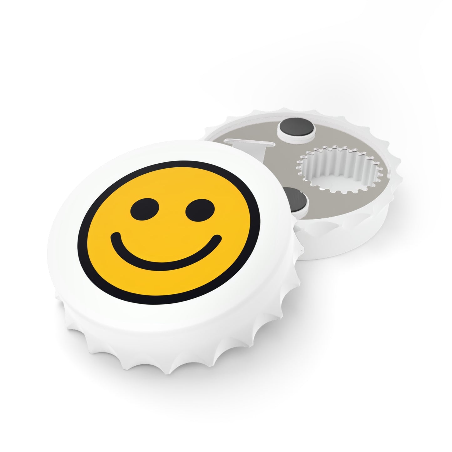 Smiley Face Magnetic Bottle Opene