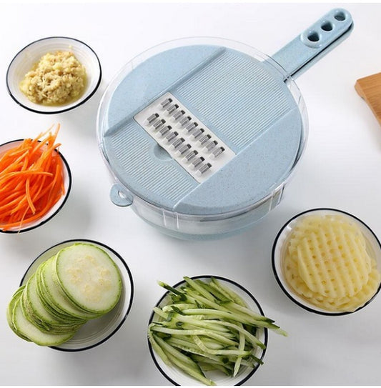 8-in-1 Mandoline Slicer – Versatile Vegetable Cutter & Grater