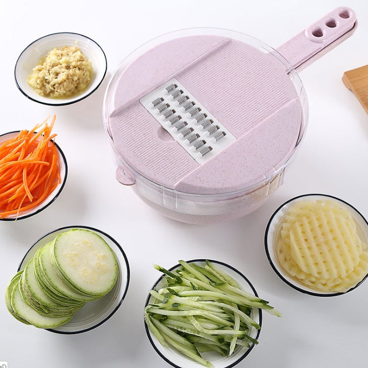 8-in-1 Mandoline Slicer – Versatile Vegetable Cutter & Grater