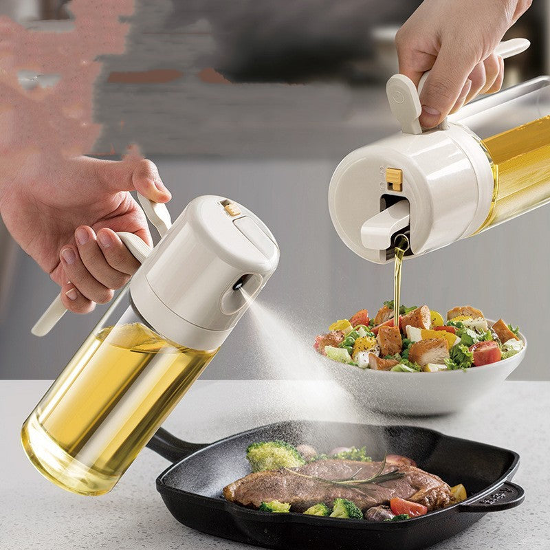 2-in-1 Oil Sprayer Bottle – Cooking & BBQ Oil Dispenser & Mister