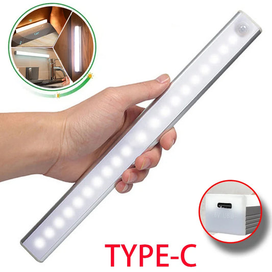 Motion Sensor LED Night Light – Rechargeable & Versatile