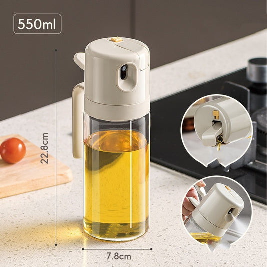 2-in-1 Oil Sprayer Bottle – Cooking & BBQ Oil Dispenser & Mister